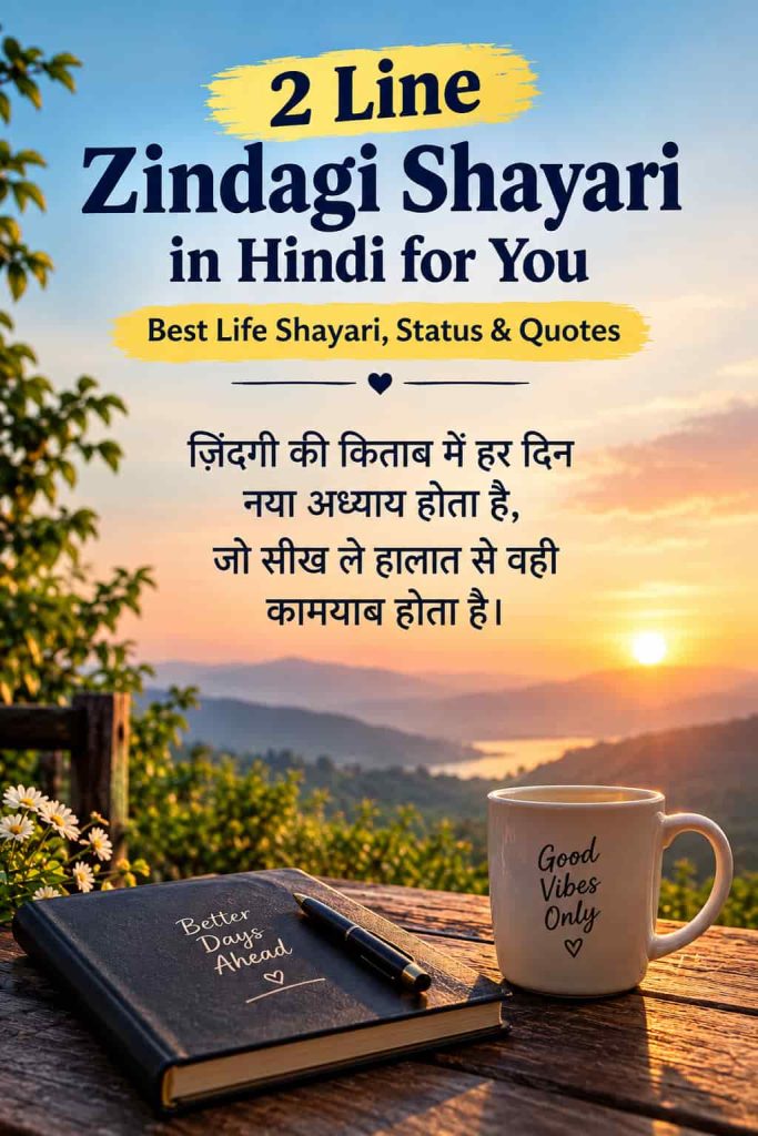 Zindagi Shayari in Hindi