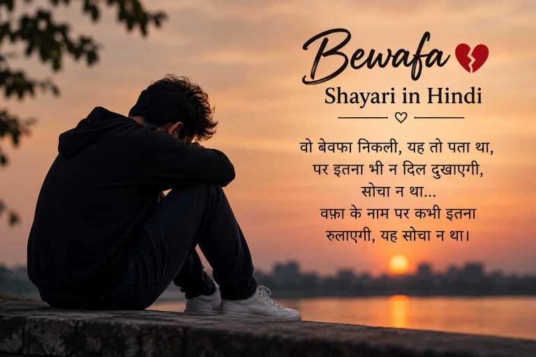 Bewafa Shayari in Hindi