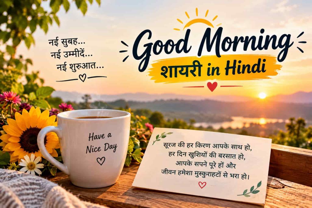 Good Morning Shayari in Hindi