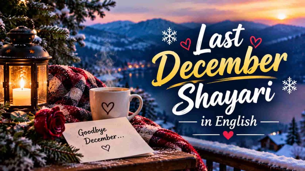 Last December Shayari in English